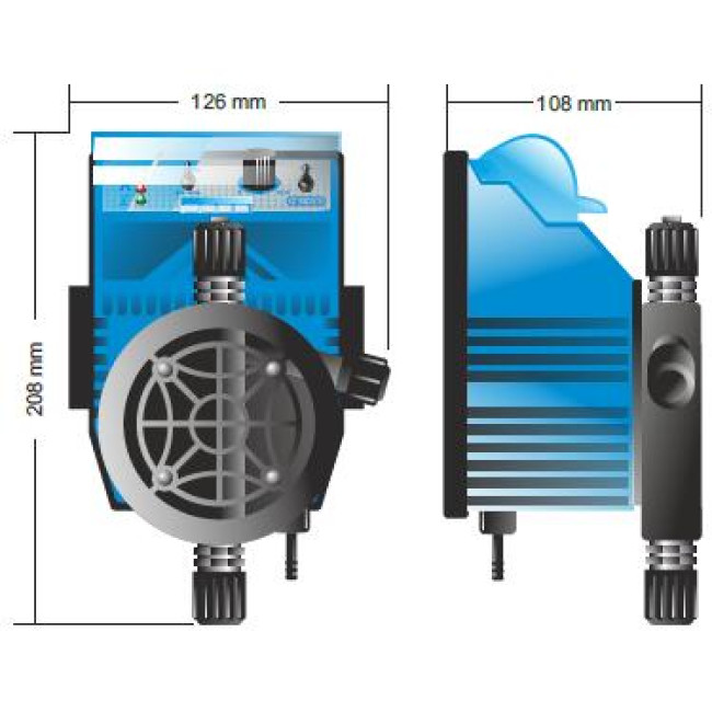 Bomba dosificadora de membrana mod. 500